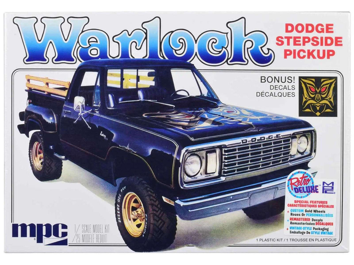 Skill 2 Model Kit 1977 Dodge Warlock Stepside Pickup Truck 1/25 Scale Model by MPC Cartsfy Inc.