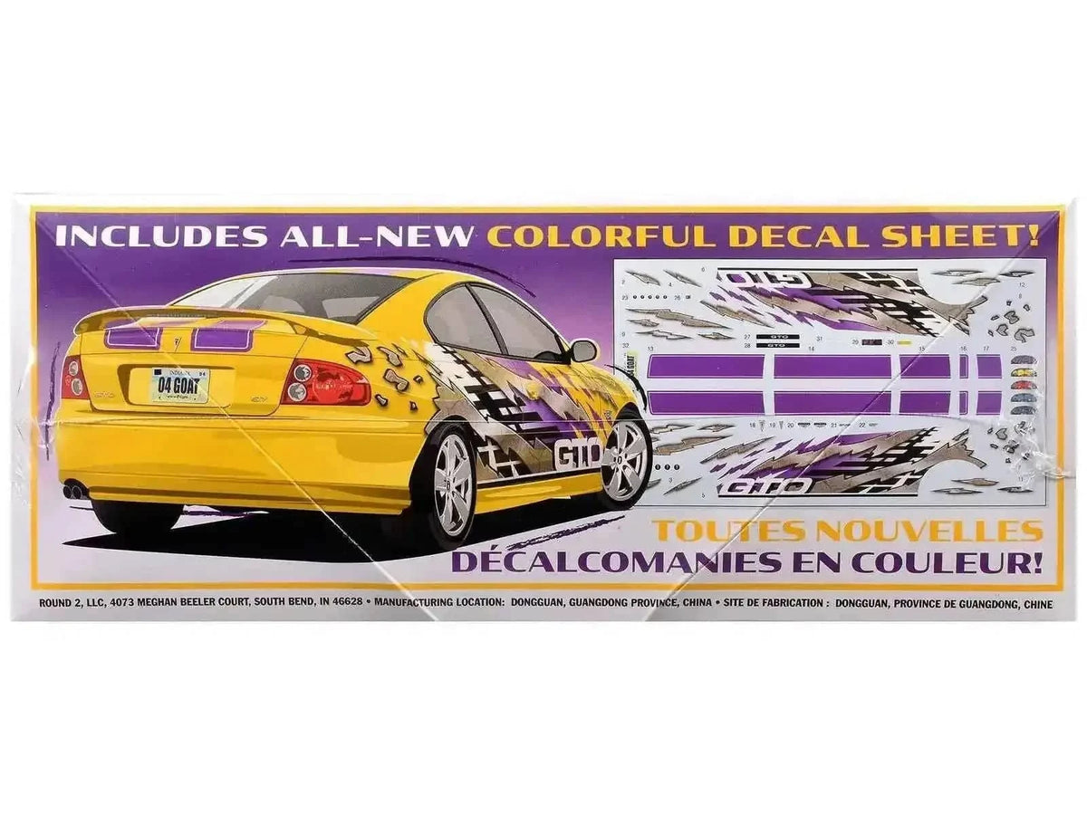 Skill 2 Model Kit 2004 Pontiac GTO 1/25 Scale Model by AMT Cartsfy Inc.