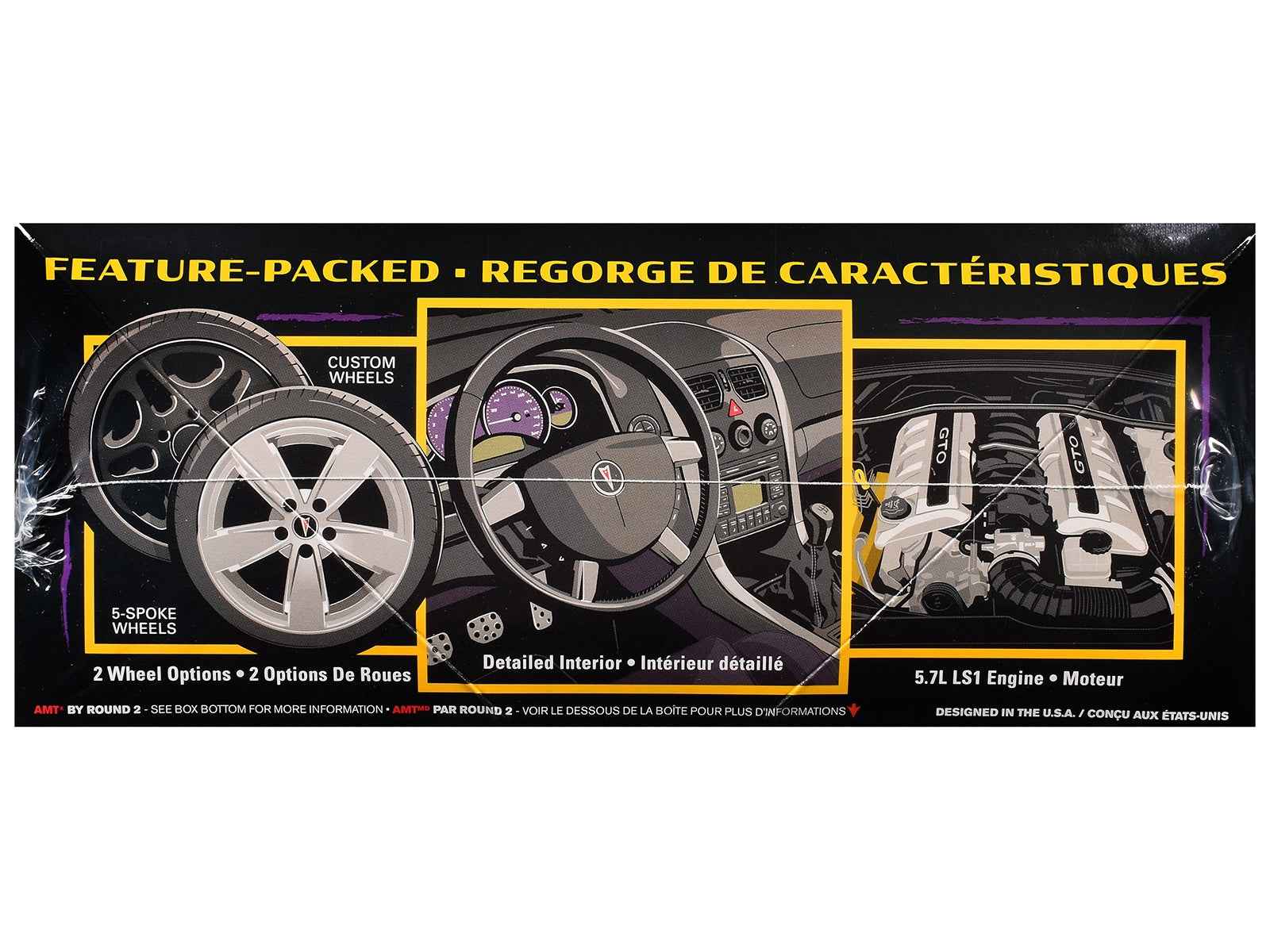 Skill 2 Model Kit 2004 Pontiac GTO 1/25 Scale Model by AMT Cartsfy Inc.