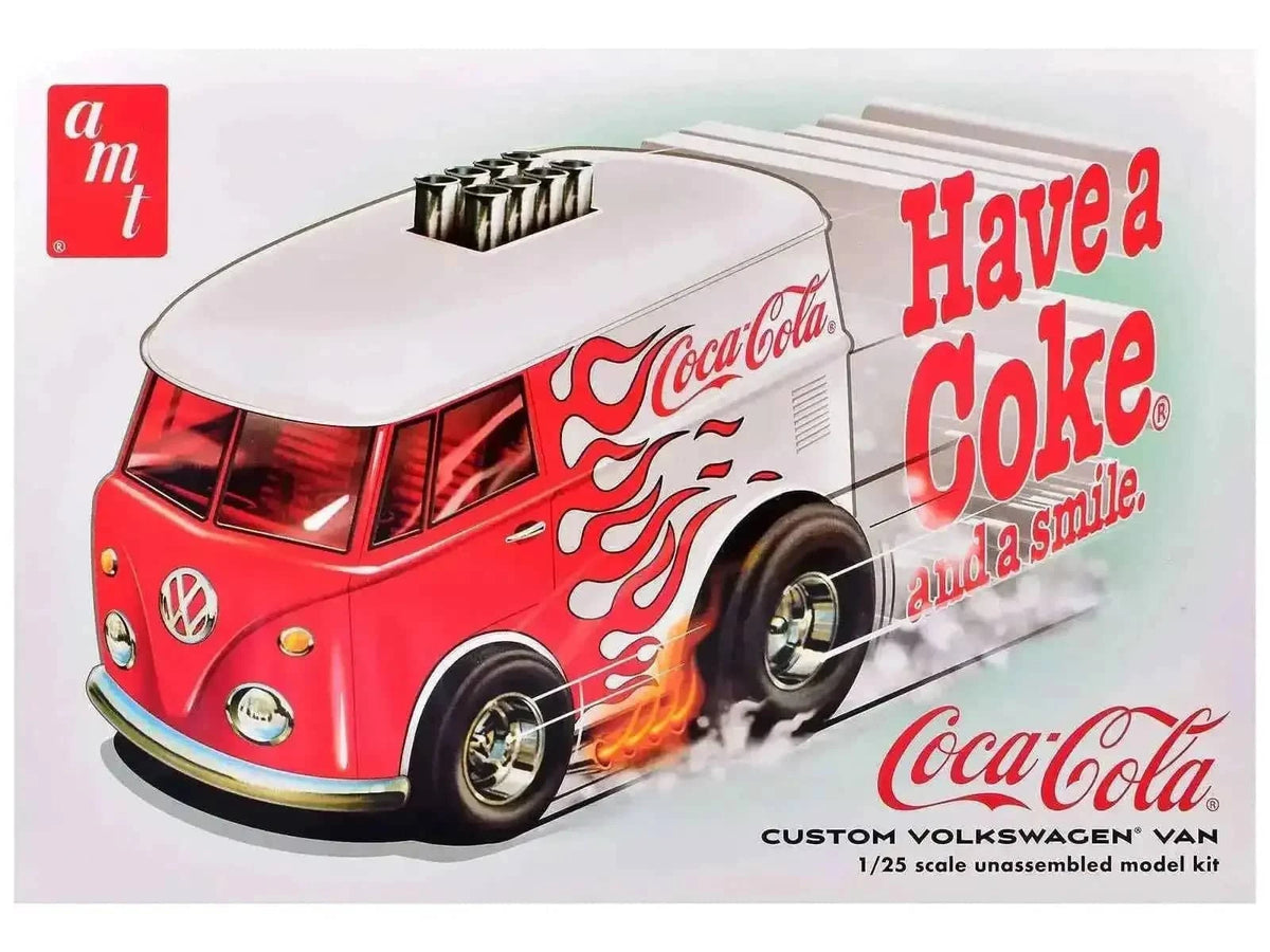 Skill 2 Model Kit Volkswagen Van Show Rod "Coca-Cola" 1/25 Scale Model by AMT Cartsfy Inc.