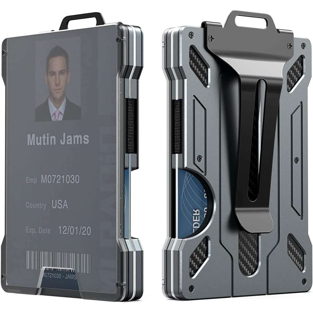Slim Aluminum Metal Money Wallet Cartsfy Inc.