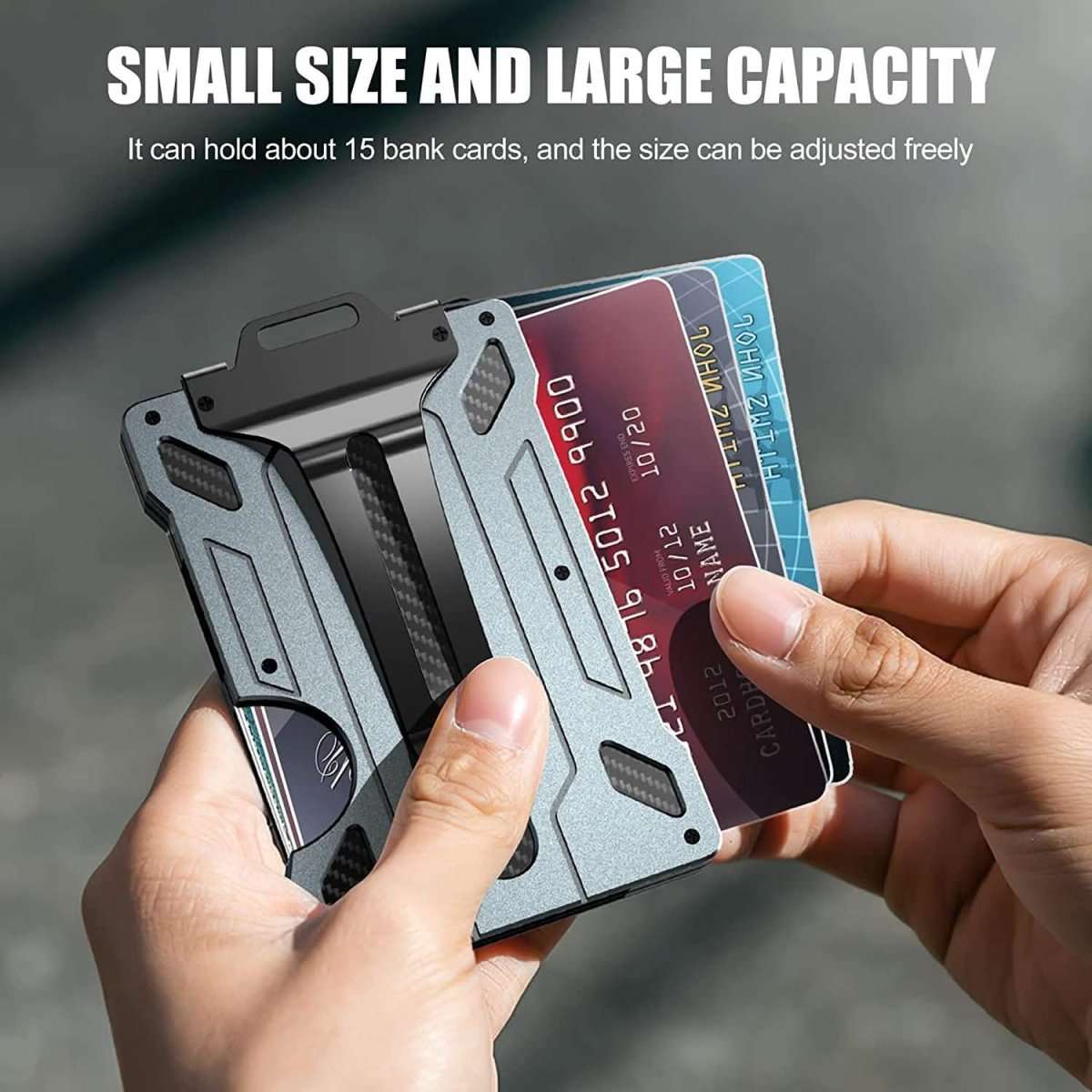 Slim Aluminum Metal Money Wallet Cartsfy Inc.