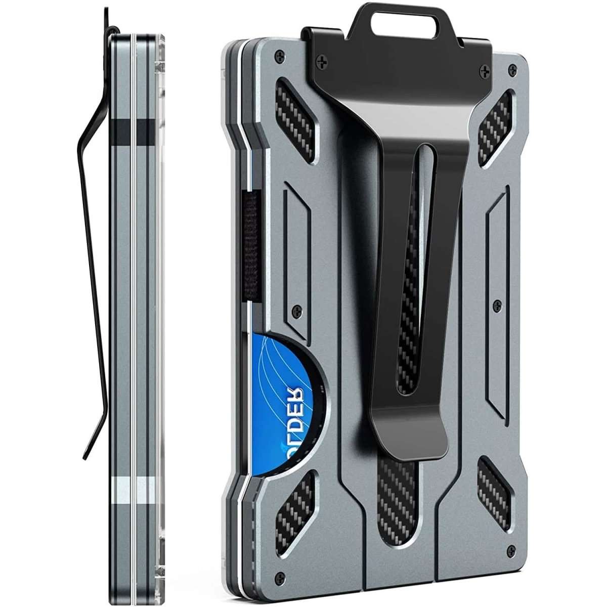 Slim Aluminum Metal Money Wallet Cartsfy Inc.