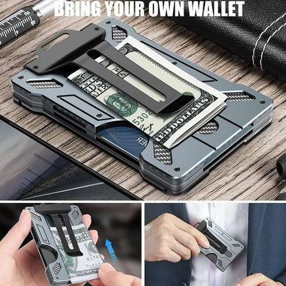 Slim Aluminum Metal Money Wallet Cartsfy Inc.