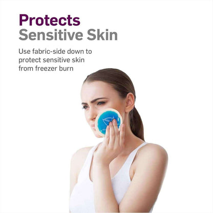 Small Gel Ice Cold Packs for Face – 4" Round, Reusable Cold Compress (5-Pack) Cartsfy Inc.