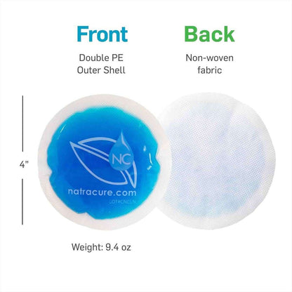 Small Gel Ice Cold Packs for Face – 4" Round, Reusable Cold Compress (5-Pack) Cartsfy Inc.