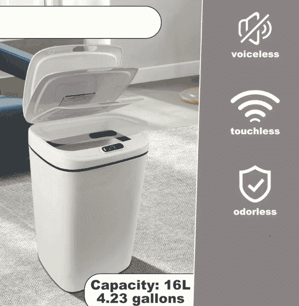 Smart Hands-Free Trash Can – 12L & 17L, Motion Sensor DailySale 12L 17L 12L-17L-