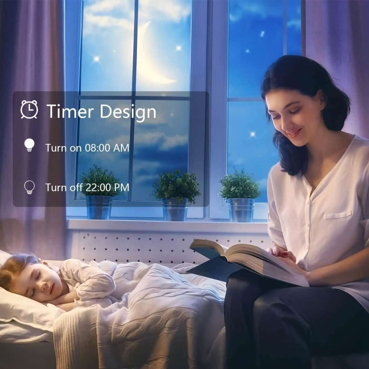Smart WiFi Plug Outlet Adapter, Works with Alexa & Google, Timer, Voice Control, 2.4GHz Network Home Automation Cartsfy Inc.
