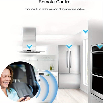 Smart WiFi Plug Outlet Adapter, Works with Alexa & Google, Timer, Voice Control, 2.4GHz Network Home Automation - Cartsfy Inc.
