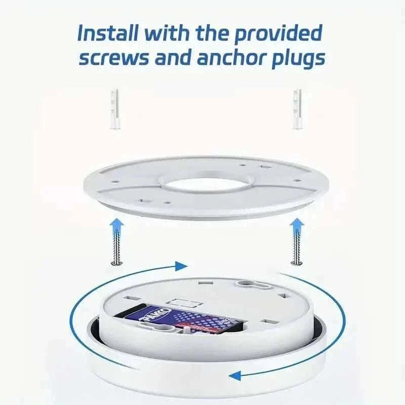 Smoke and Fire Detector Alarm – Portable Photoelectric Fire Alarm with Silence Button Cartsfy Inc.