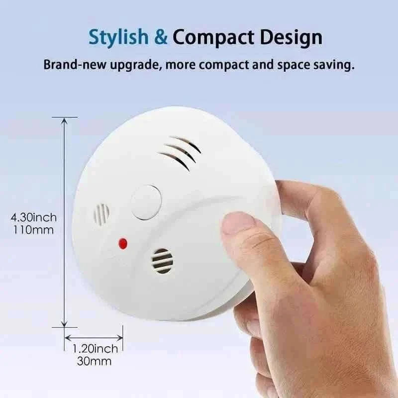 Smoke and Fire Detector Alarm – Portable Photoelectric Fire Alarm with Silence Button Cartsfy Inc.