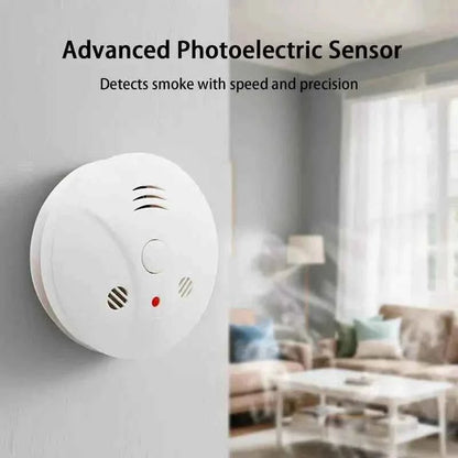 Smoke and Fire Detector Alarm – Portable Photoelectric Fire Alarm with Silence Button - Cartsfy Inc.