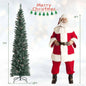 Snowy Artificial Pencil Christmas Tree with Pine Cones Cartsfy Inc.