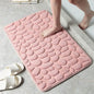 Soft Memory Foam Non Slip Cobblestone Embossing Bath Mat - Cartsfy Inc.