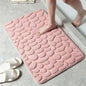 Soft Memory Foam Non Slip Cobblestone Embossing Bath Mat DailySale Navy / S Navy / L Apple Green / S Navy / S-Navy / L-Apple Green / S-Apple Green / L-Camel / S-Camel / L-Black / S-Black / L-Blue / S-Blue / L-Coffee / S-Coffee / L-Gray / S-Gray / L-Khaki / S-Khaki / L-Pink / S-Pink / L-
