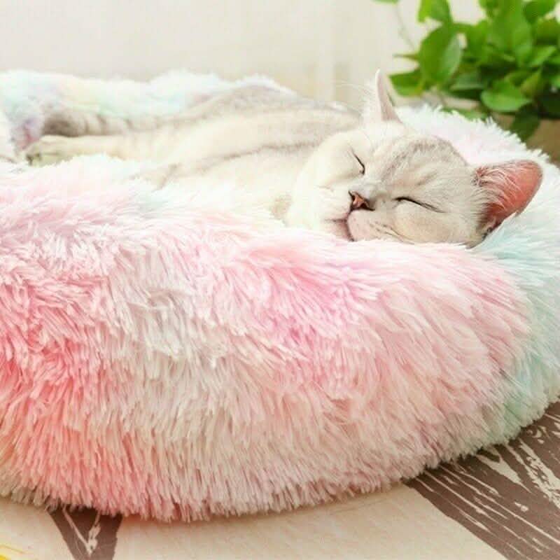 Soft Winter Warm Plush Calming Pet Bed - Cartsfy Inc.