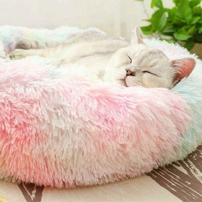 Soft Winter Warm Plush Calming Pet Bed - Cartsfy Inc.