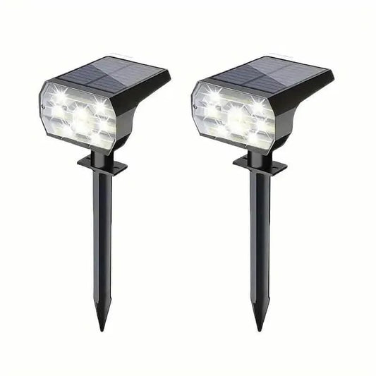 Solar Landscape Outdoor Spotlights DailySale 2-Piece 4-Piece 2-Piece-4-Piece-