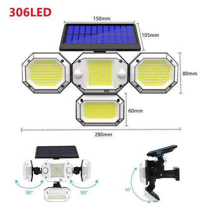 Solar Light Outdoor with Solar Light - Cartsfy Inc.