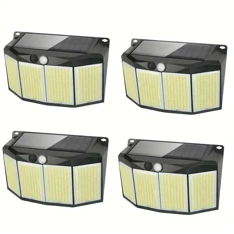 Solar Lights Outdoor 576 LED with Lights Reflector and 3 Lighting Modes DailySale 1-Piece 4-Piece 1-Piece-4-Piece-