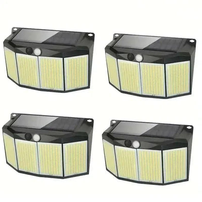 Solar Lights Outdoor 576 LED with Lights Reflector and 3 Lighting Modes DailySale 1-Piece 4-Piece 1-Piece-4-Piece-