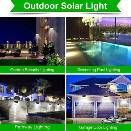 Solar Lights Outdoor 576 LED with Lights Reflector and 3 Lighting Modes DailySale 1-Piece 4-Piece 1-Piece-4-Piece-