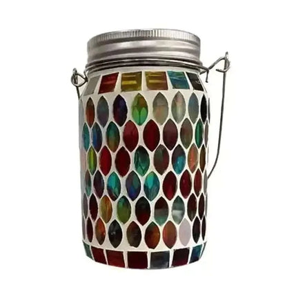 Solar Mosaic LED Waterproof Outdoor Hanging Lanterns Cartsfy Inc.