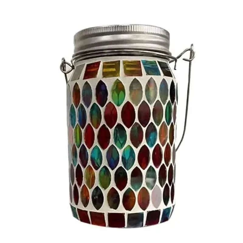 Solar Mosaic LED Waterproof Outdoor Hanging Lanterns Cartsfy Inc.