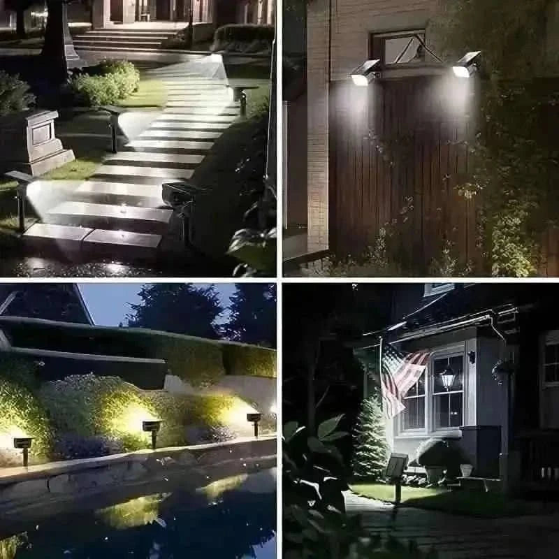 Solar  Motion Sensor Spotlights DailySale 1-Pack 2-Pack 1-Pack-2-Pack-