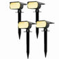 Solar  Motion Sensor Spotlights DailySale 1-Pack 2-Pack 1-Pack-2-Pack-