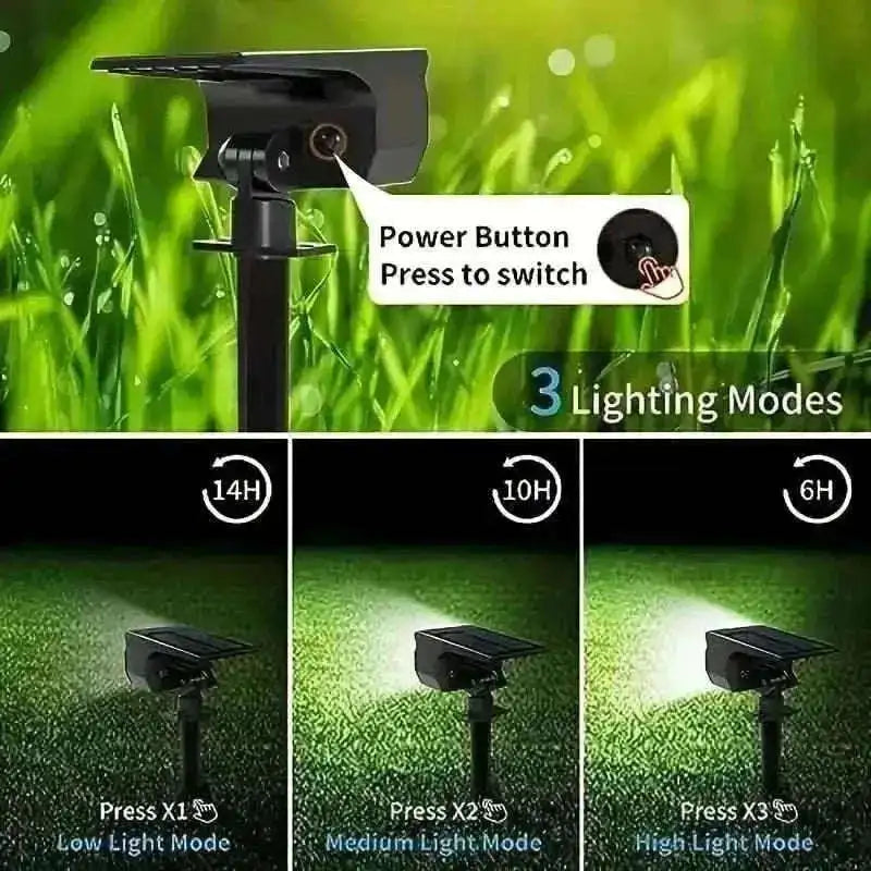 Solar  Motion Sensor Spotlights DailySale 1-Pack 2-Pack 1-Pack-2-Pack-