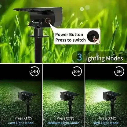 Solar  Motion Sensor Spotlights DailySale 1-Pack 2-Pack 1-Pack-2-Pack-