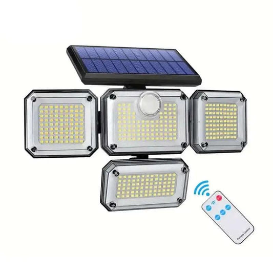 Solar Outdoor Lights 333 LEDs Motion Sensor Lights 4 Heads DailySale Integral Split Integral-Split-