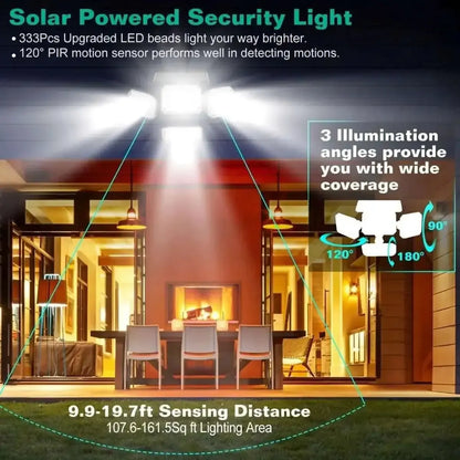 Solar Powered Wall Lights Outdoor Motion Sensor Lamps DailySale Integrate Separate Integrate-Separate-