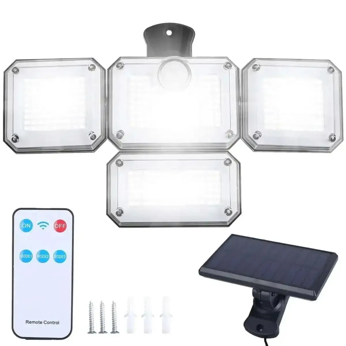 Solar Powered Wall Lights Outdoor Motion Sensor Lamps DailySale Integrate Separate Integrate-Separate-