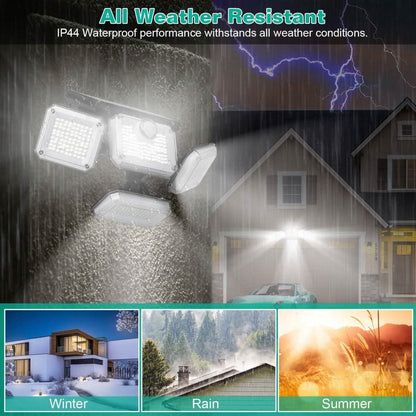 Solar Powered Wall Lights Outdoor Motion Sensor Lamps - Cartsfy Inc.