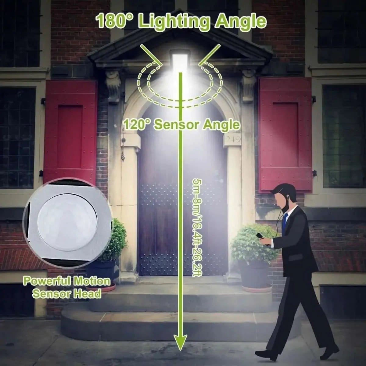 Solar Powered Wall Outdoor Lights DailySale 200W 300W 450W 200W-300W-450W-