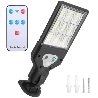 Solar Wall Light Outdoor Beads PIR Motion Sensor Remote Control Wireless Lamps DailySale 72LED 9COB 87LED 72LED-9COB-87LED-33COB-264LED-