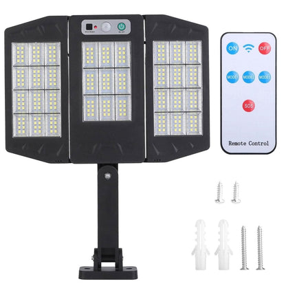 Solar Wall Light Outdoor Beads PIR Motion Sensor Remote Control Wireless Lamps - Cartsfy Inc.