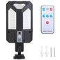 Solar Wall Light Outdoor Beads PIR Motion Sensor Remote Control Wireless Lamps - Cartsfy Inc.