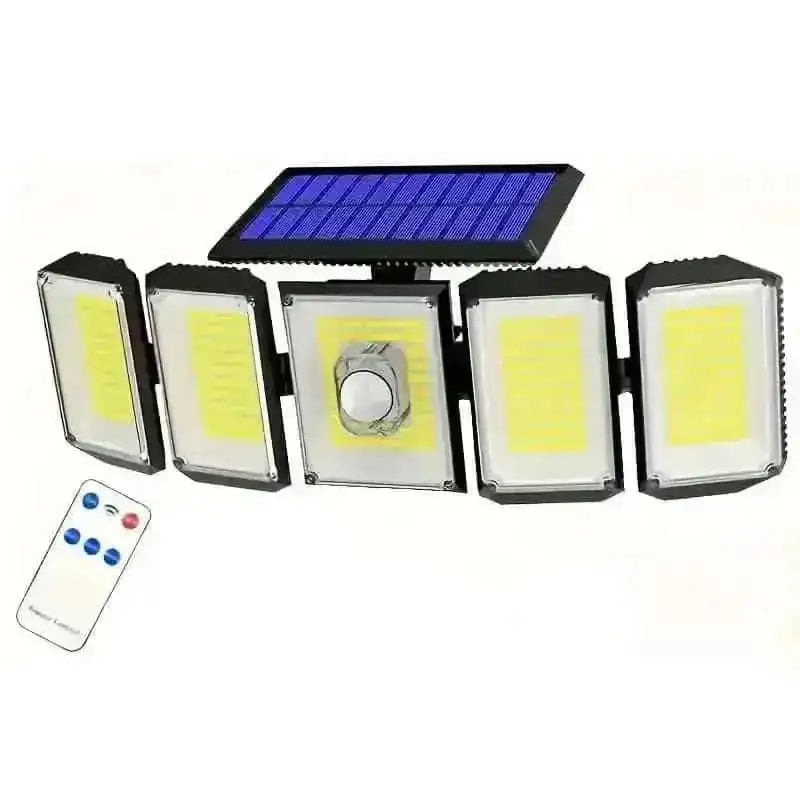 Solar Wall Light with 5 Adjustable Angle Heads Cartsfy Inc.