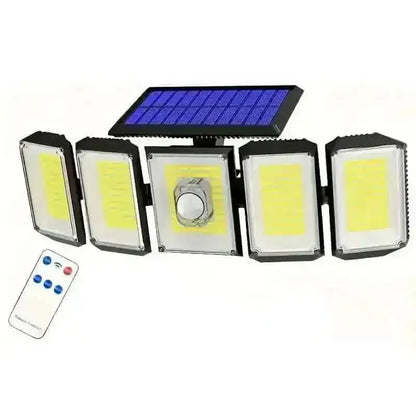 Solar Wall Light with 5 Adjustable Angle Heads Cartsfy Inc.