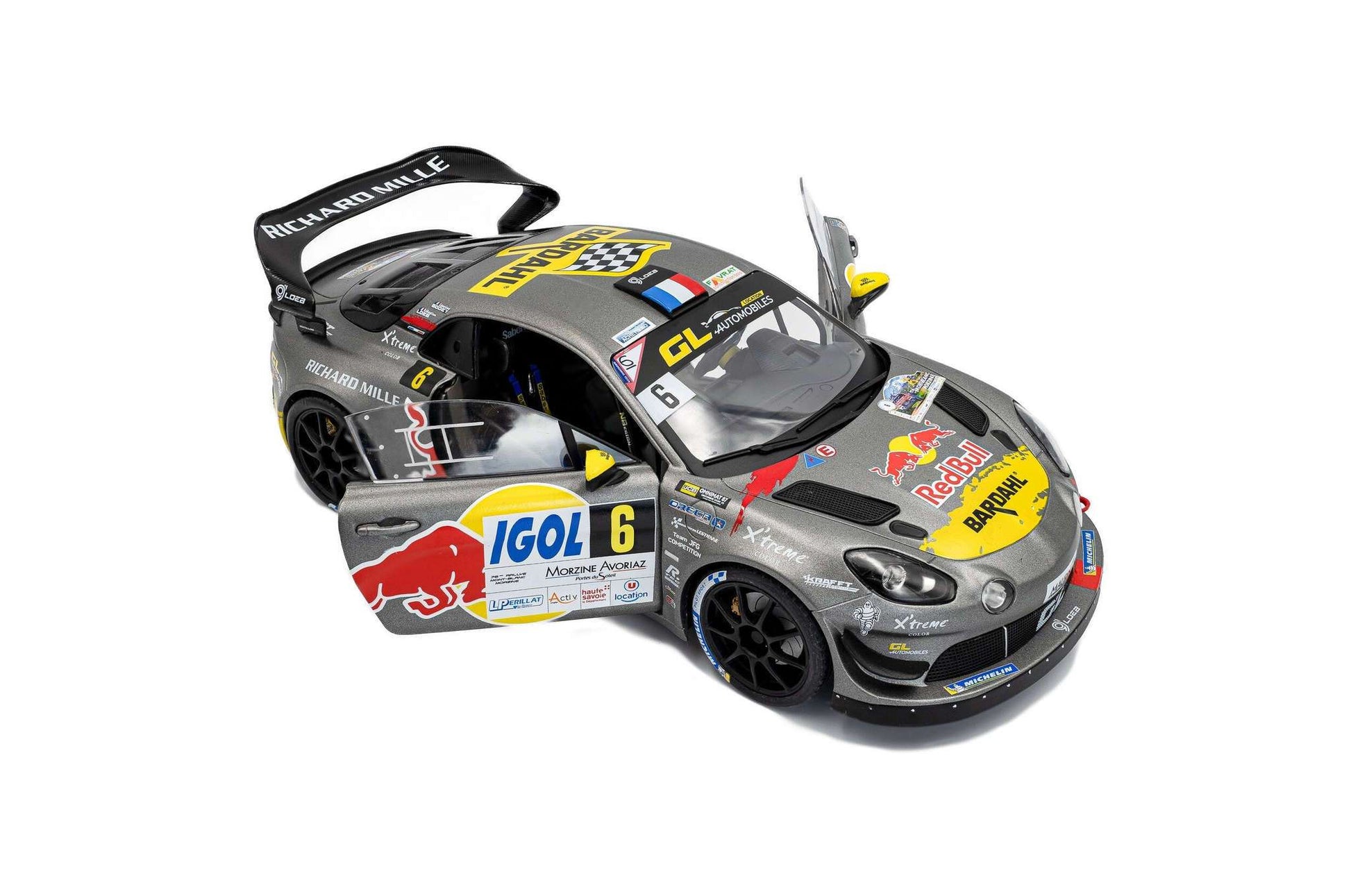 Solido 1:18 2024 Alpine A110 RGT+ #6 Rallye Du Mont Blanc 2024 1:18 STM Diecast Default Title Default Title-