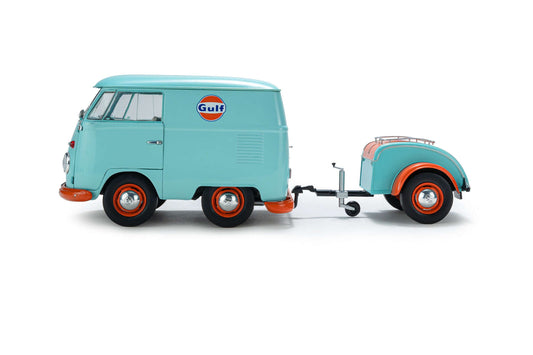 Solido 1950 Volkswagen T1 Van Kool Combi Gulf Oil Tribute Blue 1:18 Cartsfy Inc.