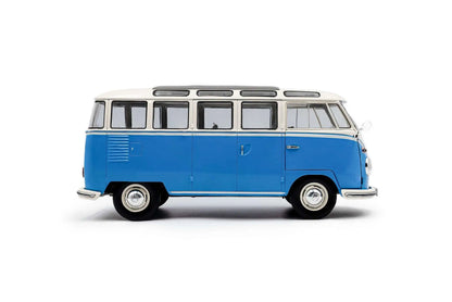 Solido 1962 Volkswagen T1 Samba Minibus Blue 1:18 Cartsfy Inc.