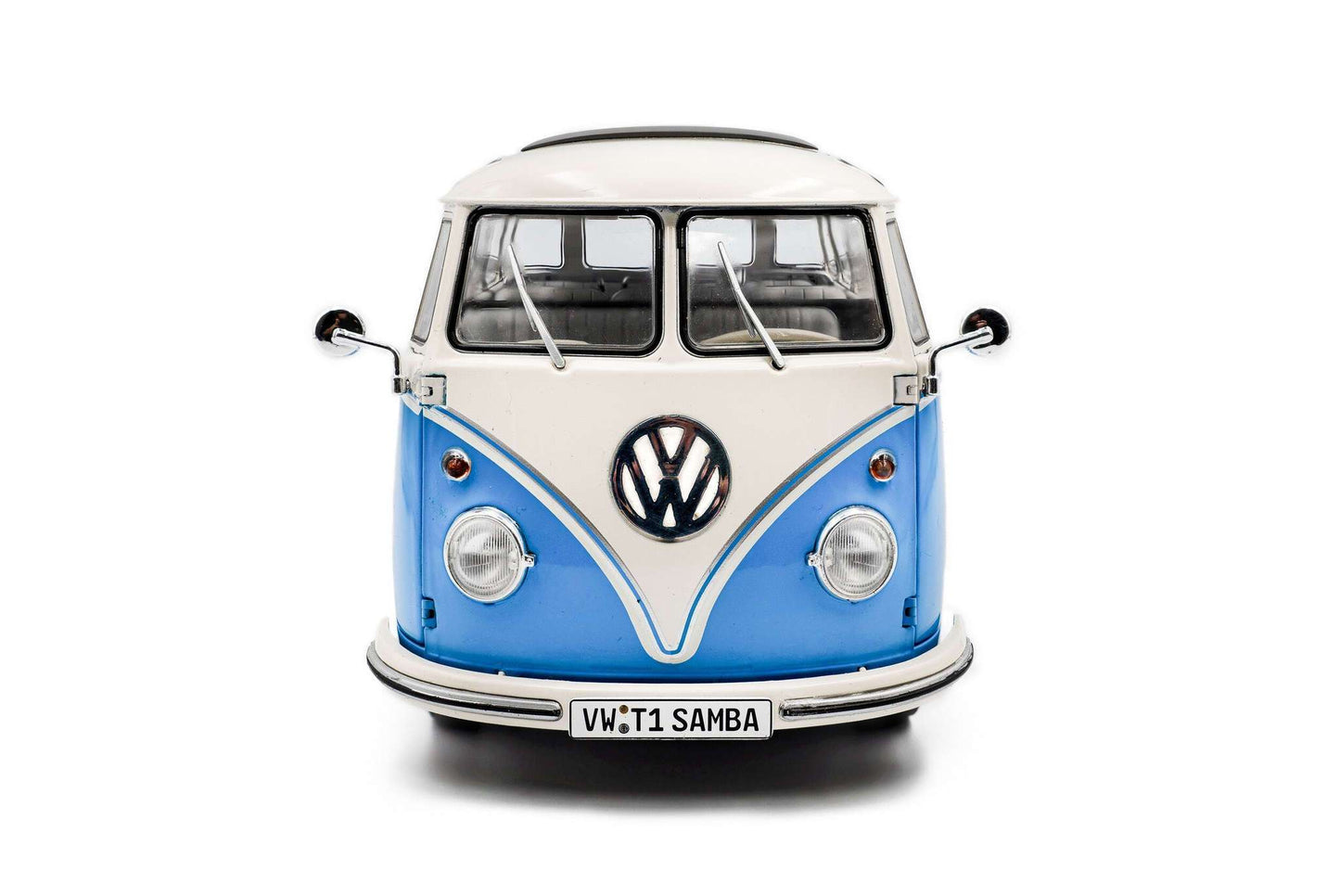 Solido 1962 Volkswagen T1 Samba Minibus Blue 1:18 STM Diecast Default Title Default Title-