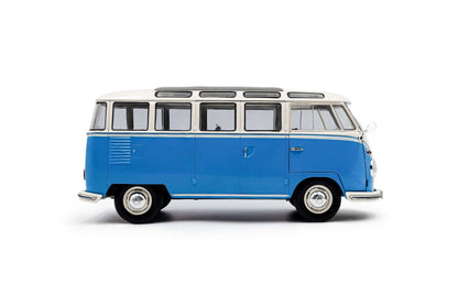 Solido 1962 Volkswagen T1 Samba Minibus Blue 1:18 STM Diecast Default Title Default Title-