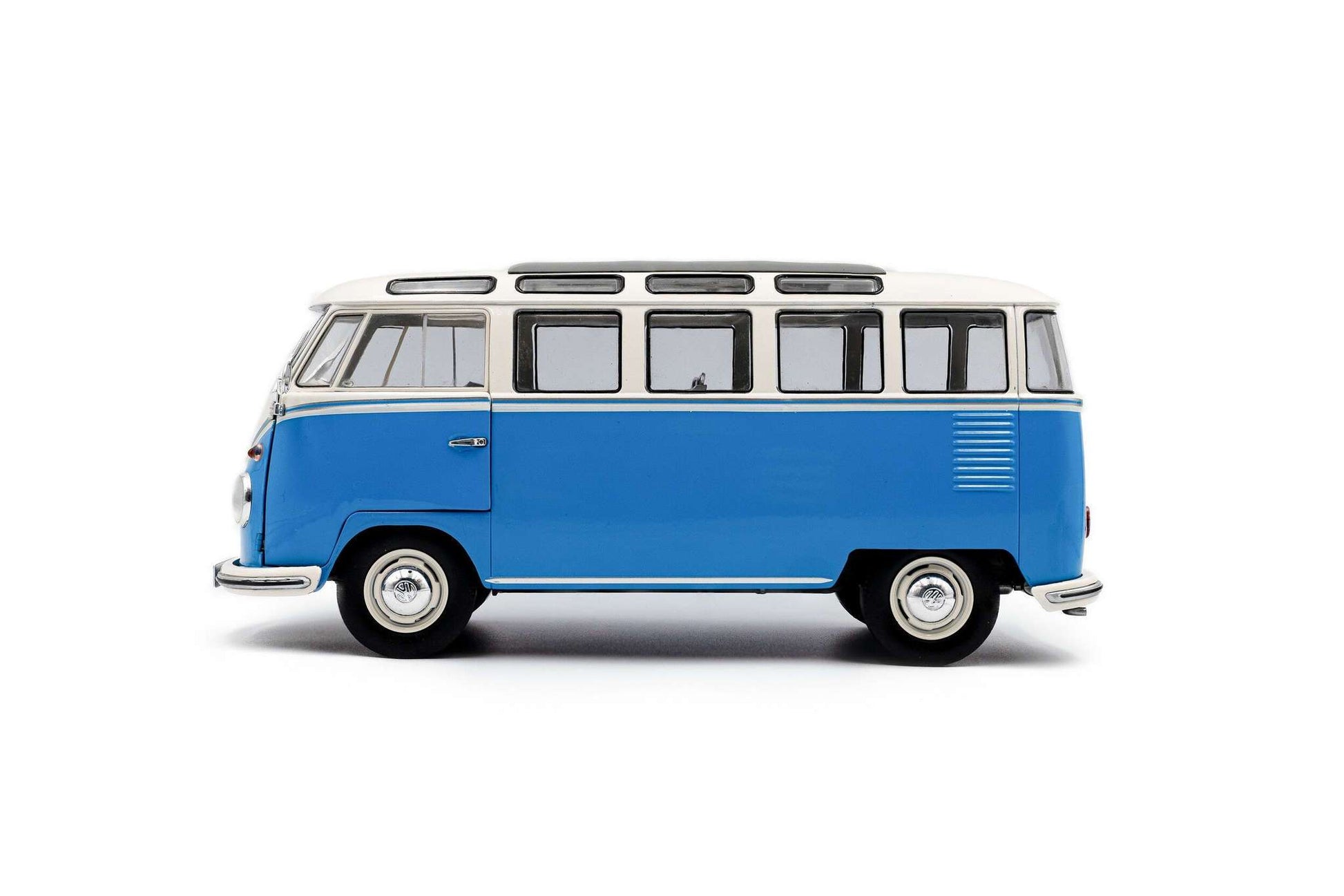 Solido 1962 Volkswagen T1 Samba Minibus Blue 1:18 STM Diecast Default Title Default Title-