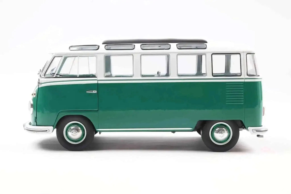 Solido 1962 Volkswagen T1 Samba Minibus Green 1:18 Cartsfy Inc.