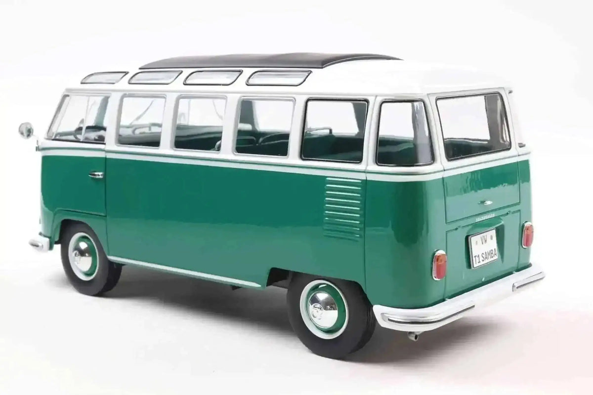 Solido 1962 Volkswagen T1 Samba Minibus Green 1:18 Cartsfy Inc.